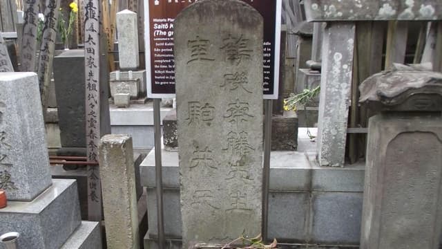 東京都豊島区の斎藤鶴磯墓