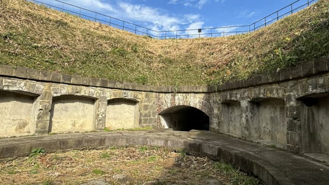 神奈川県横須賀市の千代ヶ崎砲台跡