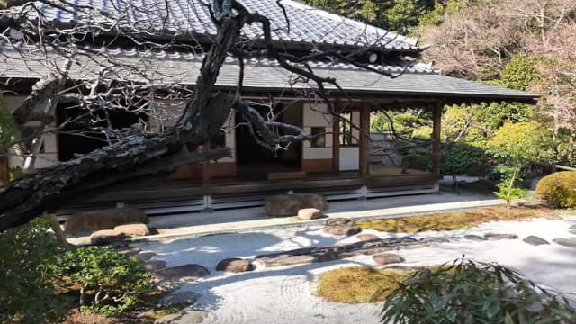 神奈川県鎌倉市の浄妙寺境内