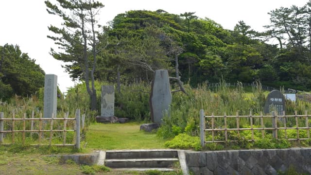 神奈川県鎌倉市の稲村ヶ崎（新田義貞徒渉伝説地）