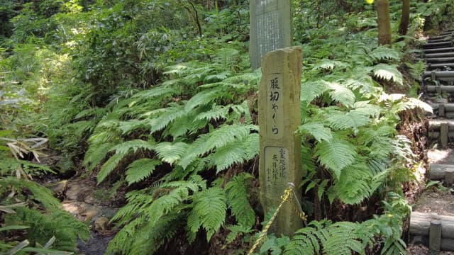 神奈川県鎌倉市の東勝寺跡（腹切りやぐら）