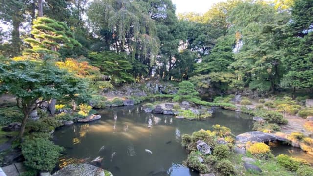 山梨県甲府市の恵林寺庭園