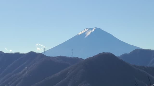 山梨県大月市の笹子雁ヶ腹摺山