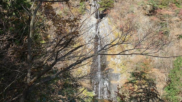 山梨県南巨摩郡の不動の滝