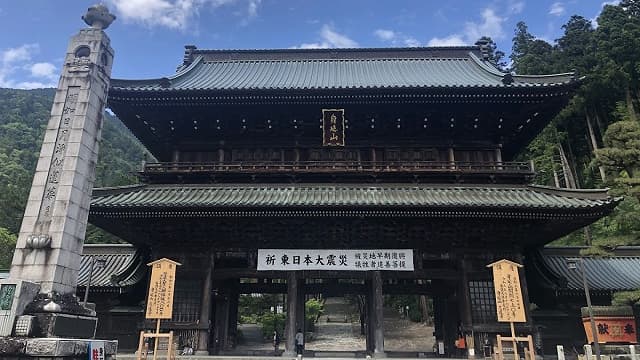 山梨県南巨摩郡の身延山久遠寺