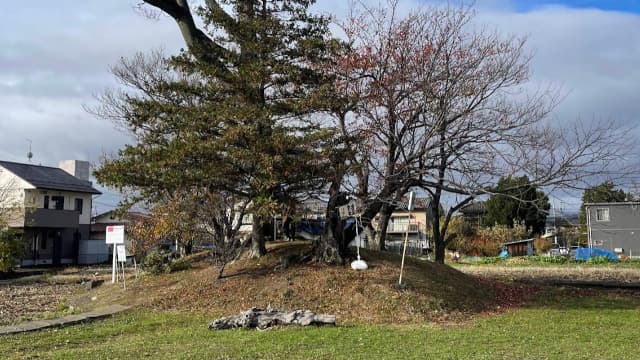 長野県松本市の小笠原氏城跡(井川城跡)