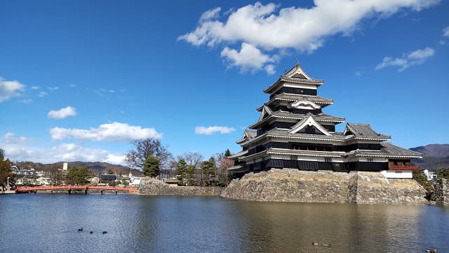 長野県の松本城