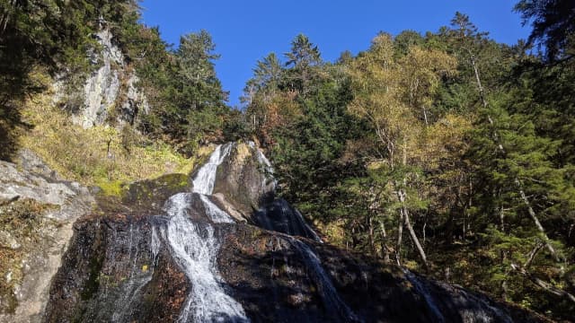 長野県松本市の三本滝