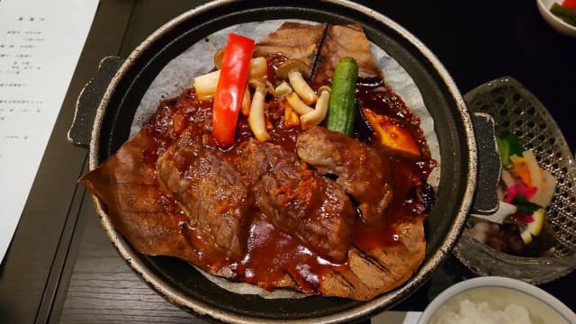 朴葉味噌