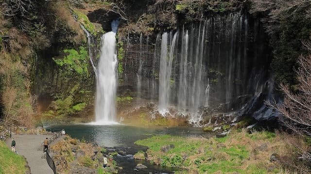 静岡県富士宮市の白糸ノ滝