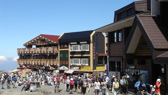 山梨県南都留郡の富士スバルライン五合目