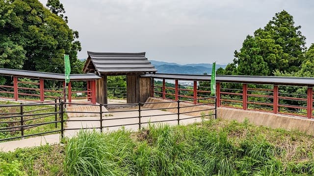 静岡県島田市の諏訪原城跡