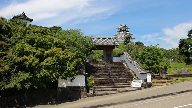 静岡県掛川市の掛川城跡