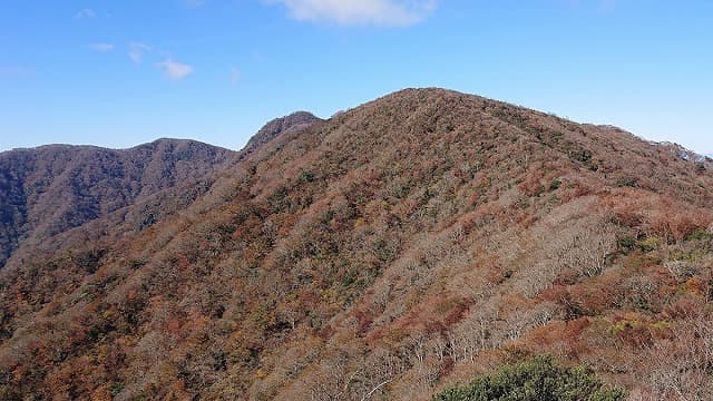 静岡県伊豆市の天城連山