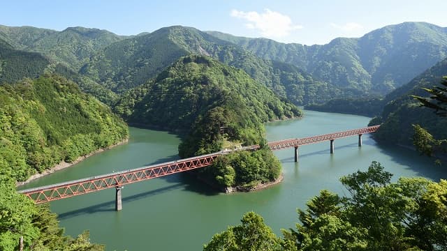 静岡県榛原郡の奥大井湖上駅