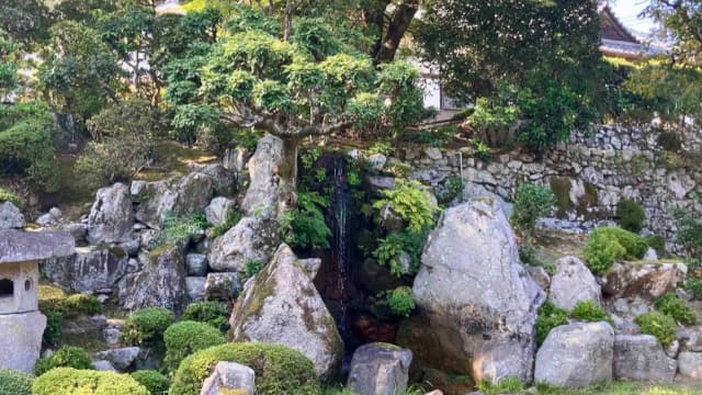 滋賀県大津市の延暦寺坂本里坊庭園(滋賀院門跡庭園)