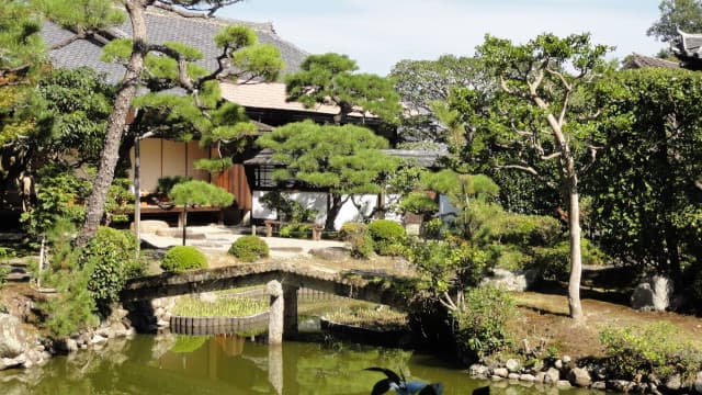 奈良県奈良市の法華寺庭園