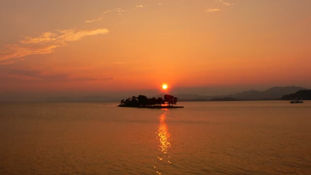 島根県の宍道湖