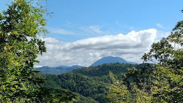島根県鹿足郡の山陰道(徳城峠越)