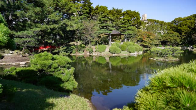 広島県広島市の縮景園