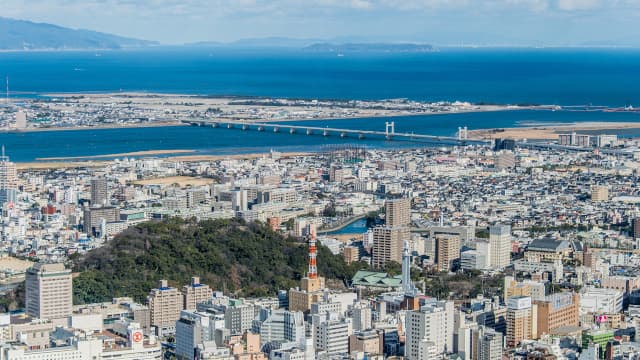 徳島県の徳島市街