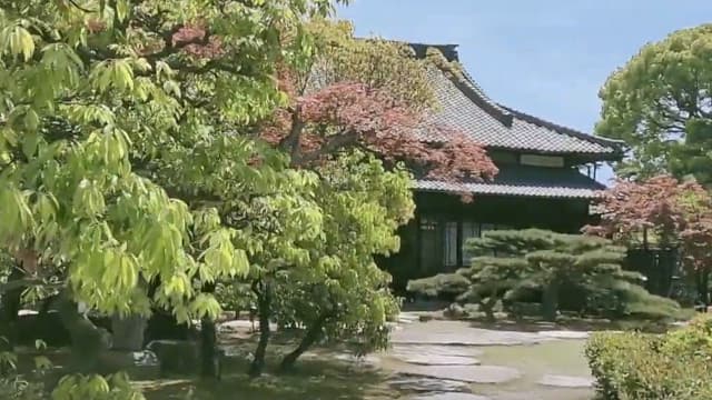 香川県高松市の披雲閣庭園