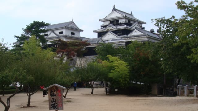 愛媛県松山市の松山城跡