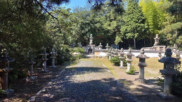 愛媛県今治市の今治藩主の墓