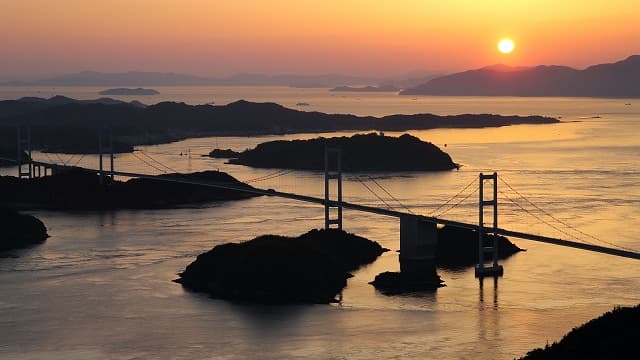 愛媛県今治市の亀老山展望公園