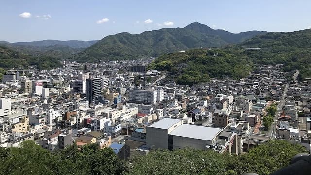 愛媛県宇和島市の宇和島市街