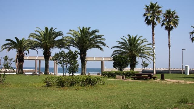愛媛県新居浜市のマリンパーク新居浜