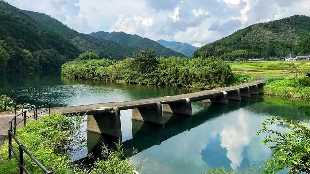 高知県高岡郡の四万十川流域の文化的景観　中流域の農山村と流通・往来