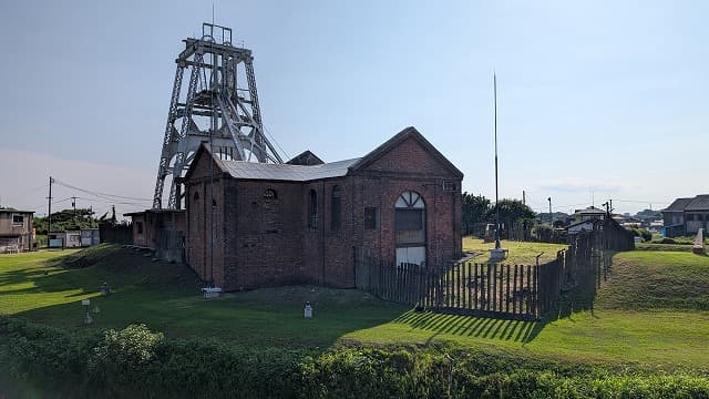 福岡県大牟田市の三井三池炭鉱跡(宮原坑跡)