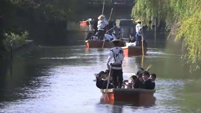 福岡県柳川市の川下り