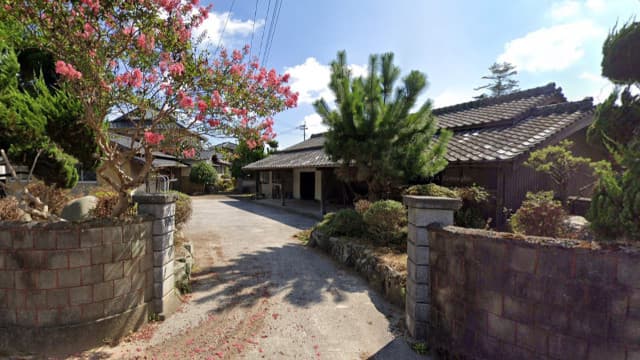 福岡県行橋市の仏山塾（水哉園）跡