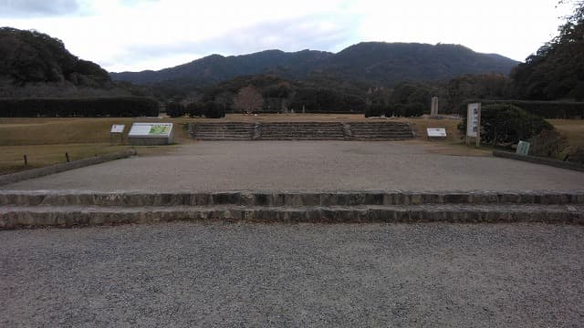 福岡県太宰府市の大宰府政庁跡