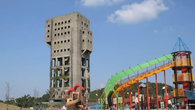 福岡県糟屋郡の志免鉱業所跡