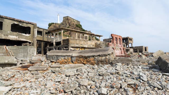 長崎市の軍艦島（端島）