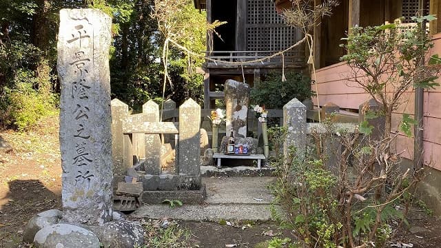 長崎県壱岐市の平景隆の墓