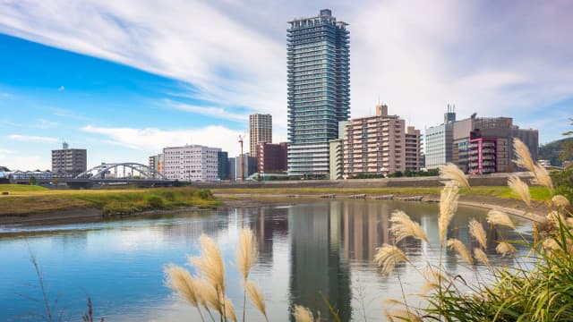 熊本県熊本市の熊本市街