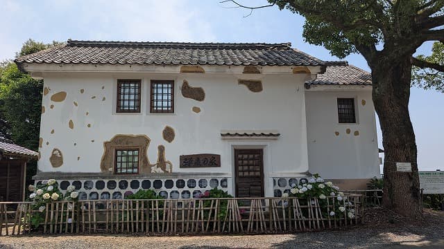 熊本県熊本市の田原坂_弾痕の家