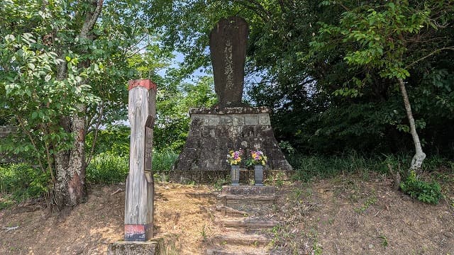 熊本県熊本市の田原坂_谷村計介戦死之碑
