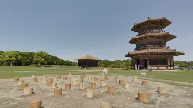 熊本県菊池市の鞠智城跡