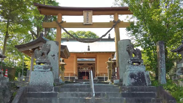 熊本県菊池市の菊池氏遺跡（北宮阿蘇神社）