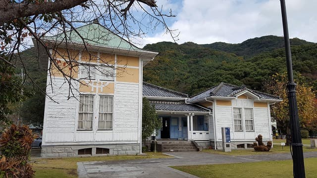 熊本県宇城市の三角西港「龍驤館」