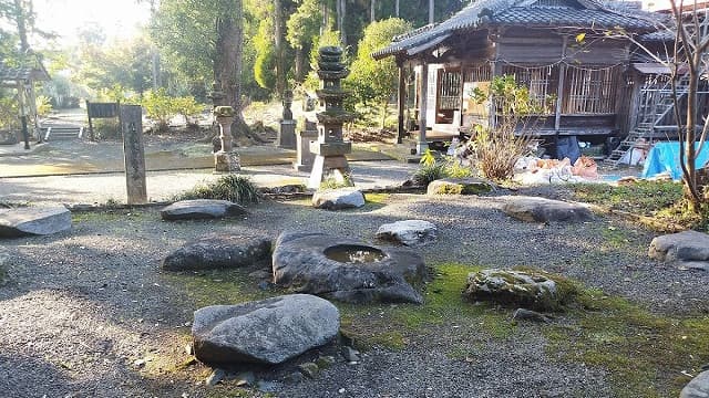 熊本県玉名郡の稲佐廃寺跡