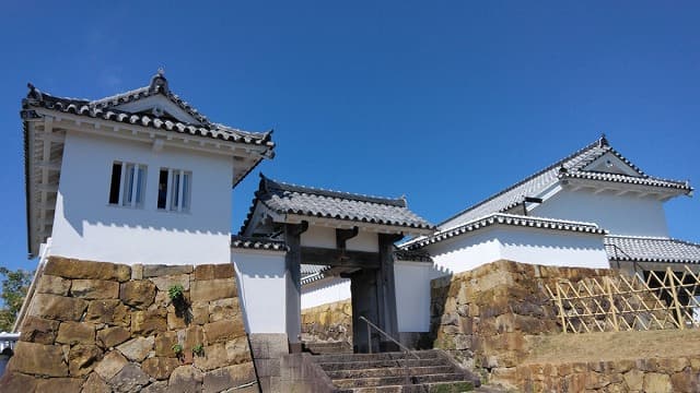 熊本県天草郡の富岡城跡