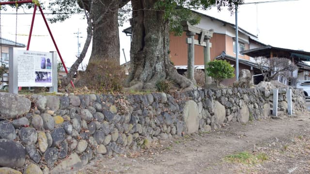 大分県中津市の相原廃寺跡付塔心礎