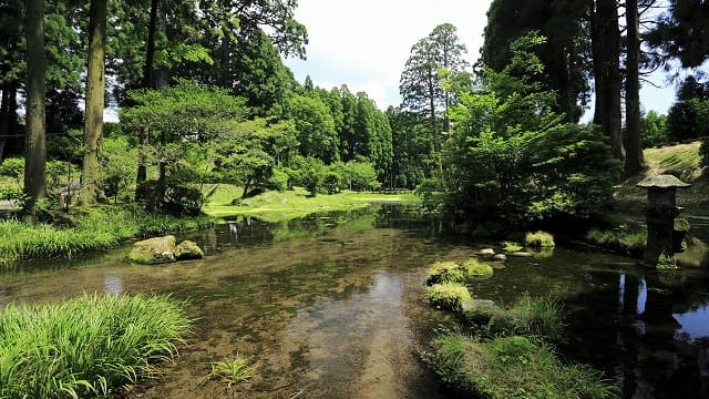 大分県竹田市の納池公園