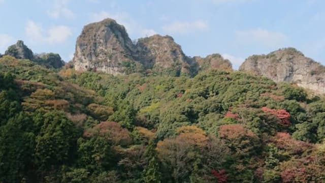 大分県豊後高田市の六郷山夷岩屋の寺社境内